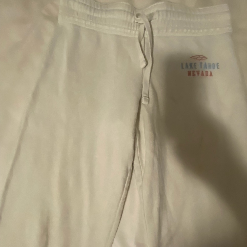 White sweatpants